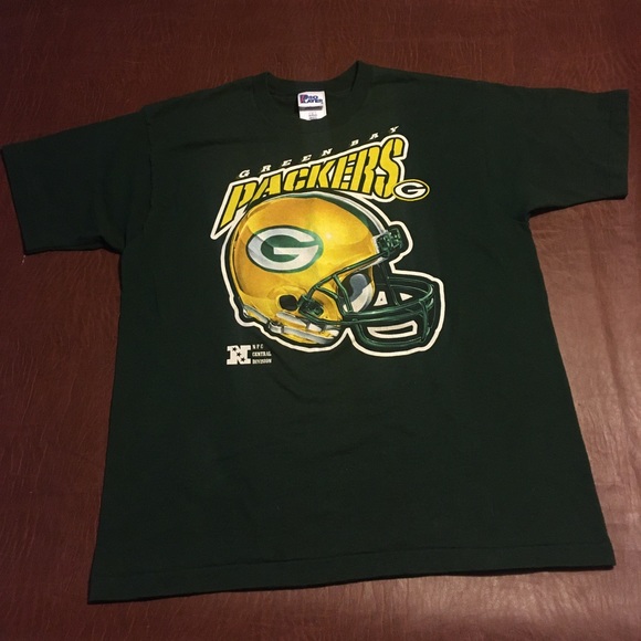 Vtg 90s Packers Graphic Tee L - Picture 1 of 7